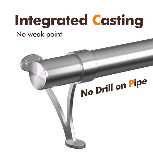 Stainless Steel Bar Foot Rail Bracket