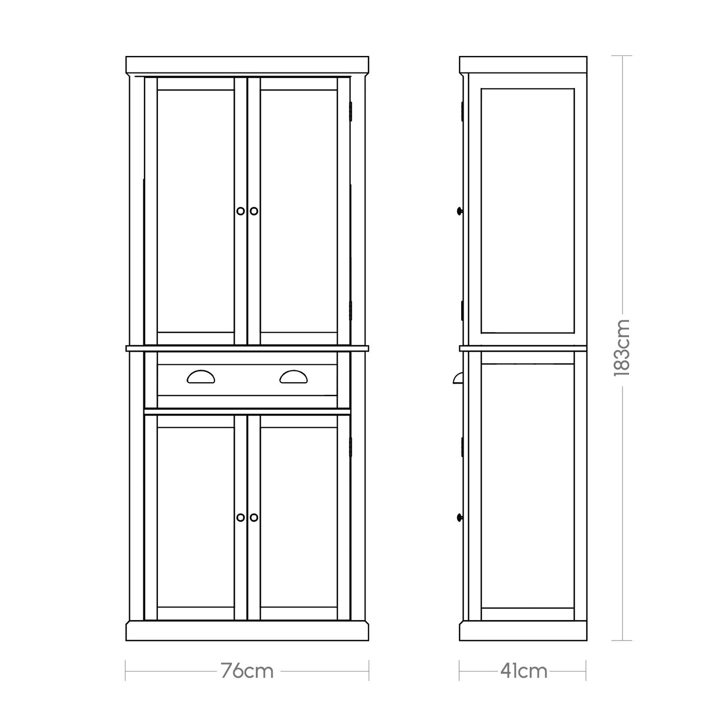 Tall Storage Cabinet,K2001s