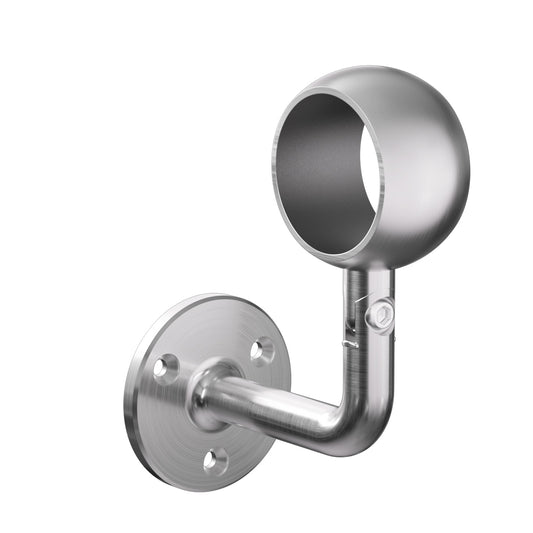 Handrail Stainless Steel Wall Mounting Bracket,180° Rotating