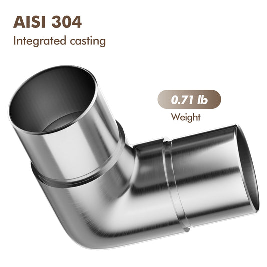 Stainless Steel 90-Degree Connector,Multiple Sizes