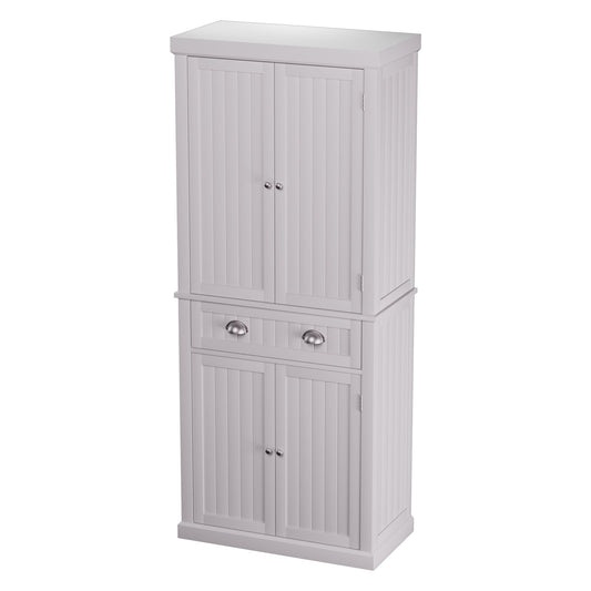 Tall Storage Cabinet With 2 Drawers 4 Doors,K2001