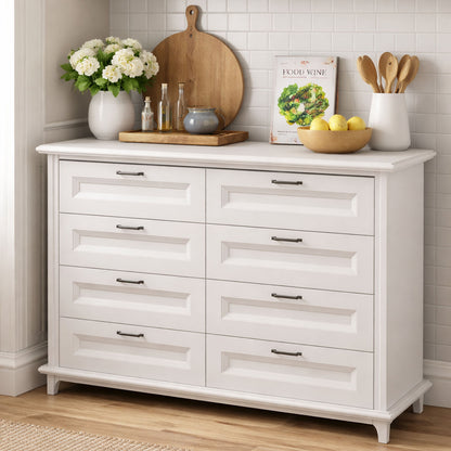 Modern Sideboard Buffet Cabinet with 8 Drawers,K2003