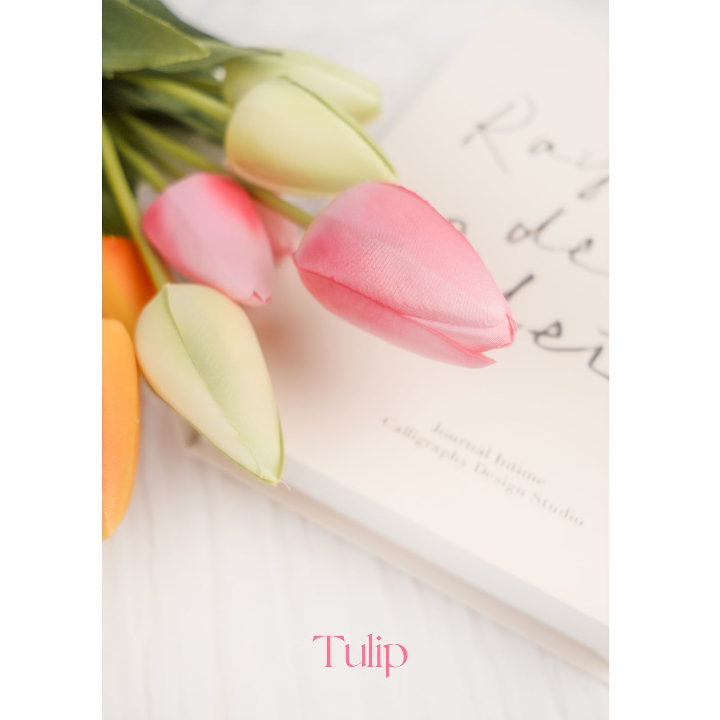 Artificial Tulip Flowers,12 Pcs, Multicolor