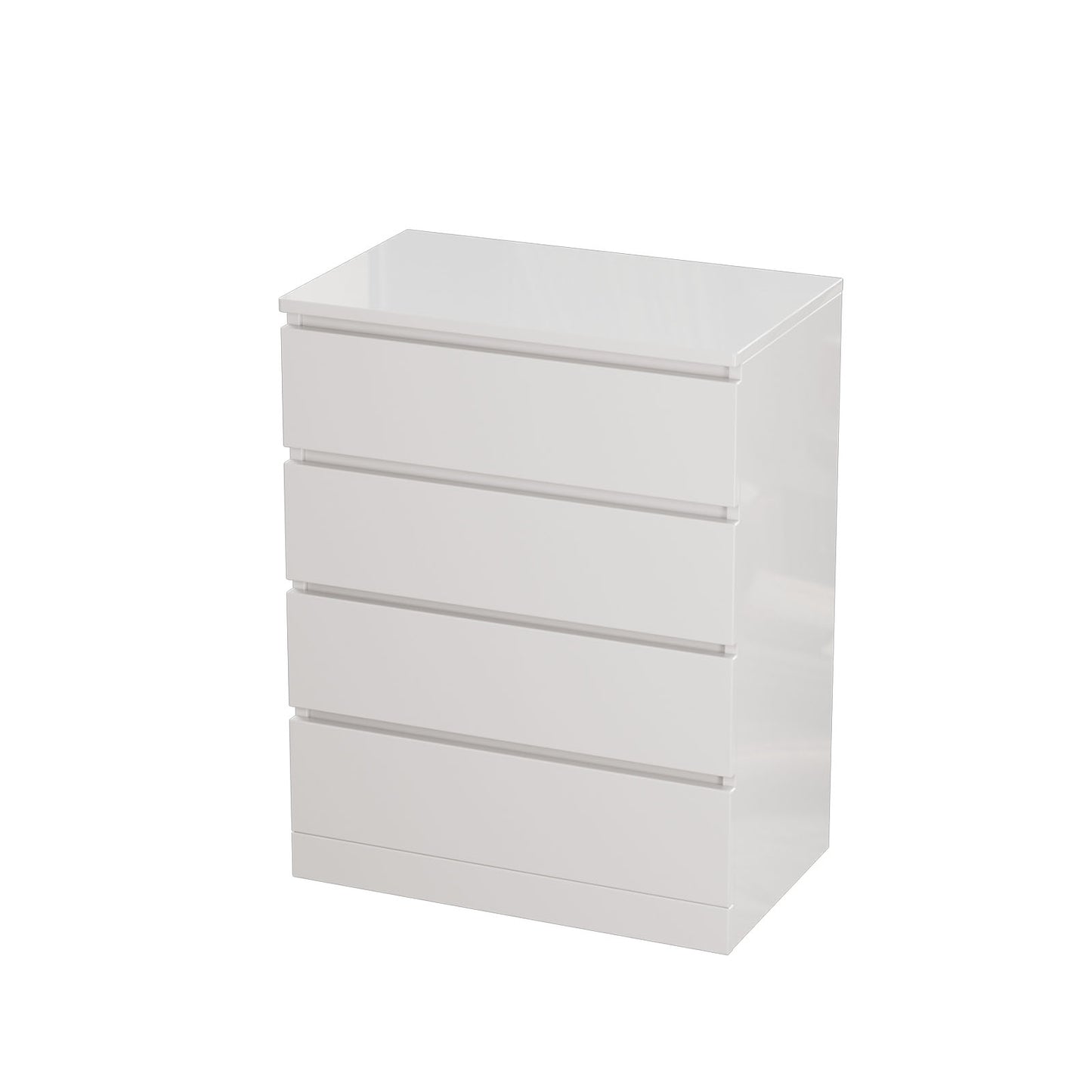 4 Drawer Dresser Chest ,White