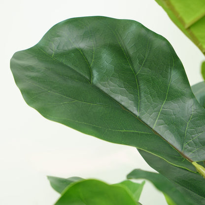 Artificial Fiddle Leaf Fig Tree,Real Touch,5 ft